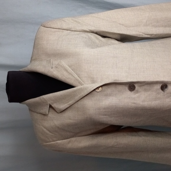 Burberry's Jacket 8 Wool Silk Blend Shoulder Pads Vintage - Picture 4 of 12